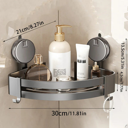 AquaCorner™ Hoekbadkamerorganizer | Praktisch en stabiel zonder boren