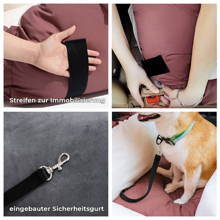 DriveComfort™ Hondenautostoelbed | Veilig, comfortabel en zonder vieze autostoelen onderweg