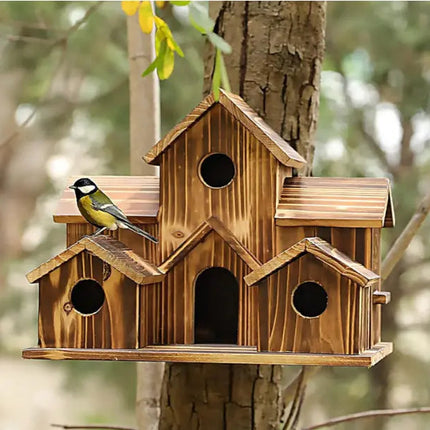 BirdNest™ Houten Vogelhuisje | Creëer een veilige en gezellige plek voor tuinvogels