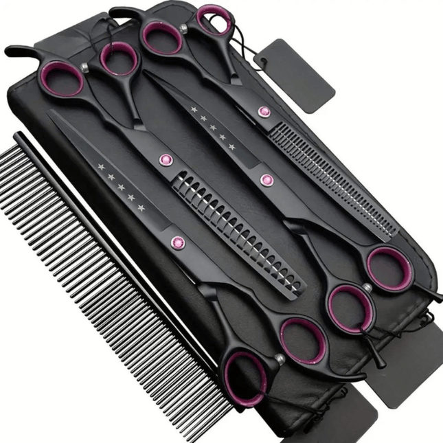 GroomPro™ Schaarset | Professionele vachtverzorging voor huisdieren