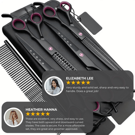 GroomPro™ Schaarset | Professionele vachtverzorging voor huisdieren