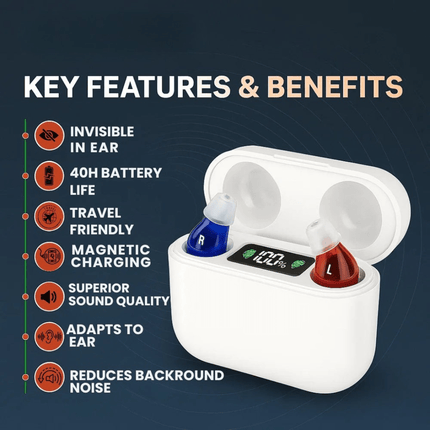 ClearSound™ In-ear Hoortoestellen | Discreet horen met helder geluid