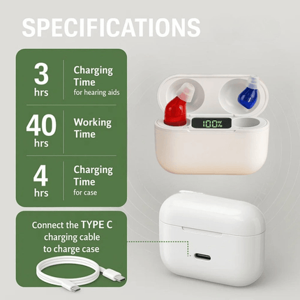 ClearSound™ In-ear Hoortoestellen | Discreet horen met helder geluid