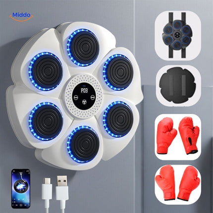 PunchPro™ Interactieve Boksmachine | Train reflexen, kracht en uithoudingsvermogen op een leuke manier