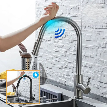 Silqua™ Sensor Keukenkraan | Handsfree gemak en maximale flexibiliteit in de keuken