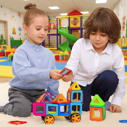 FunniBlox™ Bouwstenen | Bouw, ontdek en leer spelenderwijs met magnetisch speelplezier