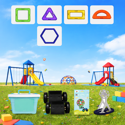 FunniBlox™ Bouwstenen | Bouw, ontdek en leer spelenderwijs met magnetisch speelplezier