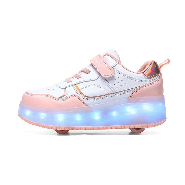 RollStep™ Rolschaatsen Sneakers voor Kinderen | Lopen én rollen in één speelse schoen