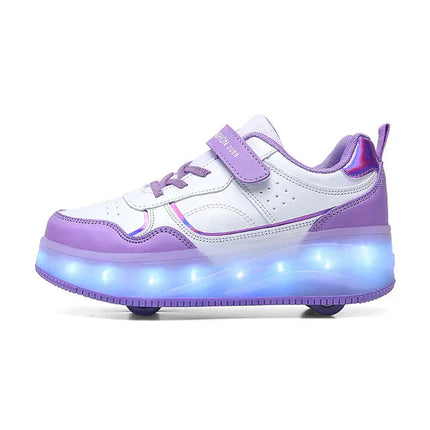 RollStep™ Rolschaatsen Sneakers voor Kinderen | Lopen én rollen in één speelse schoen