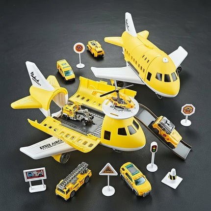 AEROTOWN Speelset | Vliegtuig en Voertuigen voor Kinderen