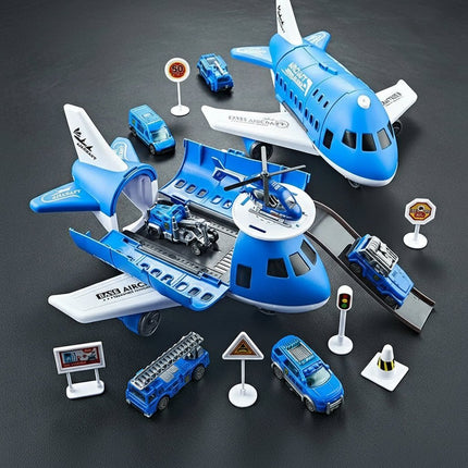 AEROTOWN Speelset | Vliegtuig en Voertuigen voor Kinderen