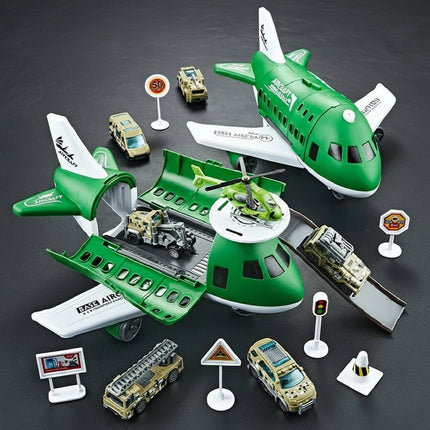 AEROTOWN Speelset | Vliegtuig en Voertuigen voor Kinderen