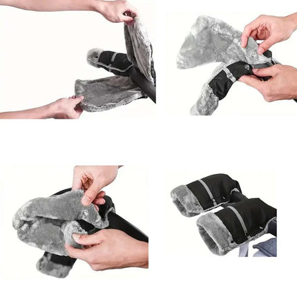 WarmGrip™ Kinderwagenhandschoenen | Warme handen tijdens elke winterwandeling