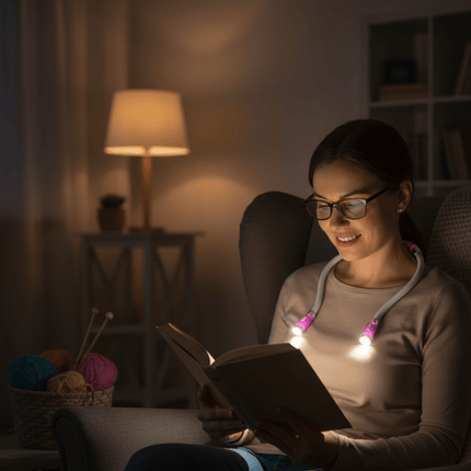LightNeck™ Neklamp | Handsfree verlichting voor hobby’s, lezen en creatieve projecten