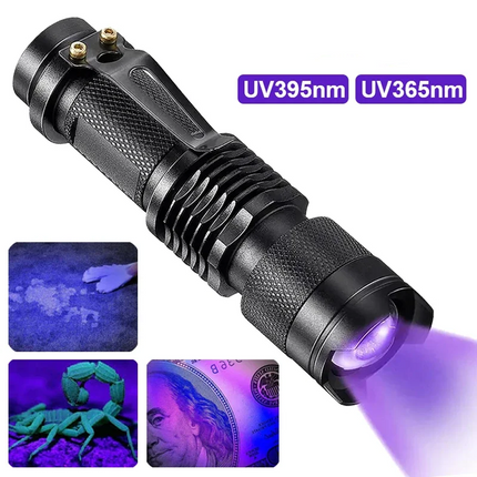UVScan™ LED UV Zaklamp voor Inspectie | Ontdek verborgen vlekken en vuil in seconden