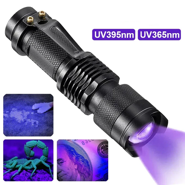 UVScan™ LED UV Zaklamp voor Inspectie | Ontdek verborgen vlekken en vuil in seconden