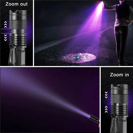 UVScan™ LED UV Zaklamp voor Inspectie | Ontdek verborgen vlekken en vuil in seconden