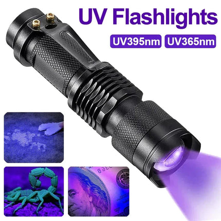 UVScan™ LED UV Zaklamp voor Inspectie | Ontdek verborgen vlekken en vuil in seconden