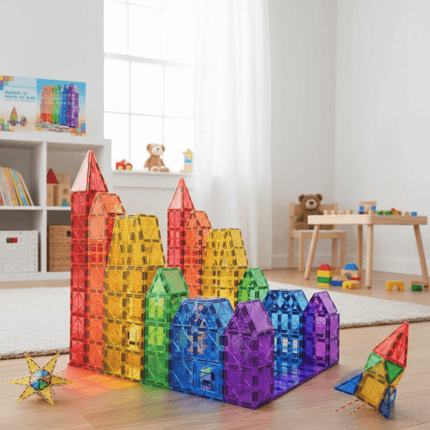 MagnaMonti™ Bouwset | Creatief bouwen en leren met magnetische tegels