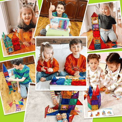 MagnaMonti™ Bouwset | Creatief bouwen en leren met magnetische tegels