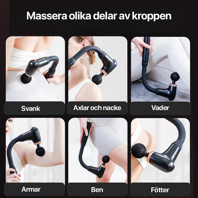 MuscleRelief™ Zelfzorg Massageapparaat | Bereik elke spier en verminder spanning effectief