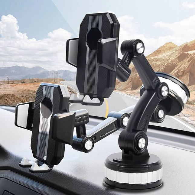 FlexGrip™ Telefoonhouder | Altijd de perfecte kijkhoek in auto, thuis of op kantoor