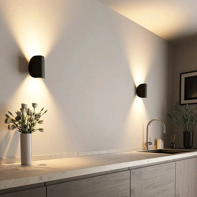 BrightFlow™ LED-wandlamp | Creëer direct sfeer met stijlvol warm licht