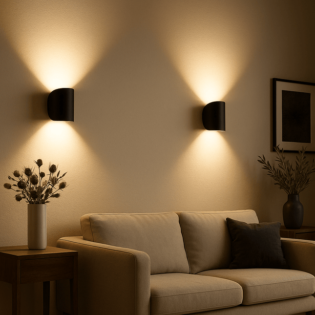 BrightFlow™ LED-wandlamp | Creëer direct sfeer met stijlvol warm licht