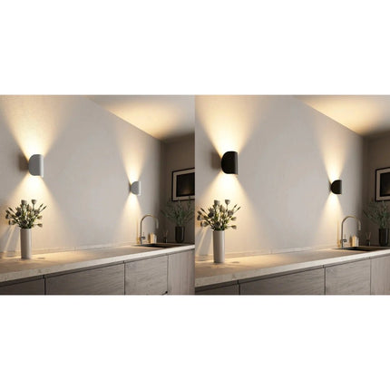 BrightFlow™ LED-wandlamp | Creëer direct sfeer met stijlvol warm licht