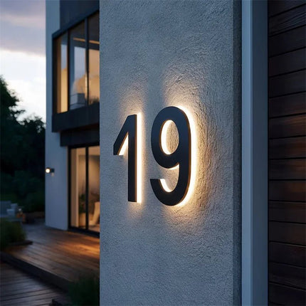 LumiNumber™ LED Huisnummers | Maak je huis dag en nacht direct zichtbaar