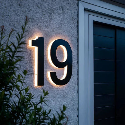 LumiNumber™ LED Huisnummers | Maak je huis dag en nacht direct zichtbaar