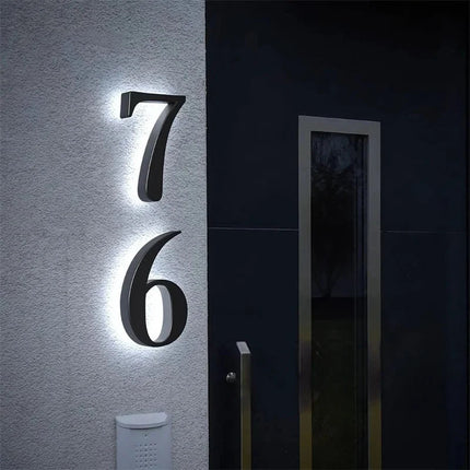 LumiNumber™ LED Huisnummers | Maak je huis dag en nacht direct zichtbaar