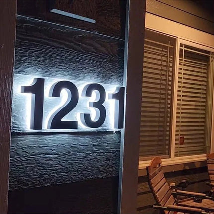 LumiNumber™ LED Huisnummers | Maak je huis dag en nacht direct zichtbaar