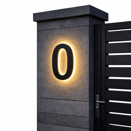 LumiNumber™ LED Huisnummers | Maak je huis dag en nacht direct zichtbaar