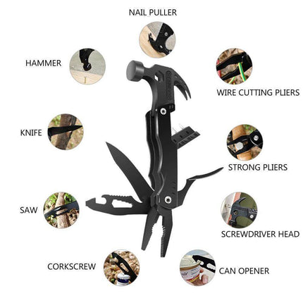 TrailMaster™ Multi-Tool 14-in-1 | Altijd voorbereid op elk outdoor avontuur