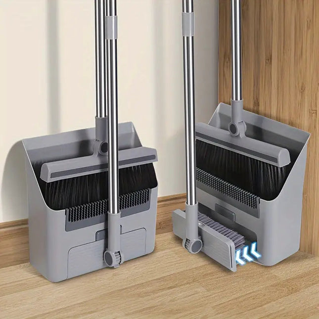 SweepMaster™ Bezem- en Blikset | Snel en moeiteloos schoon zonder bukken of gedoe