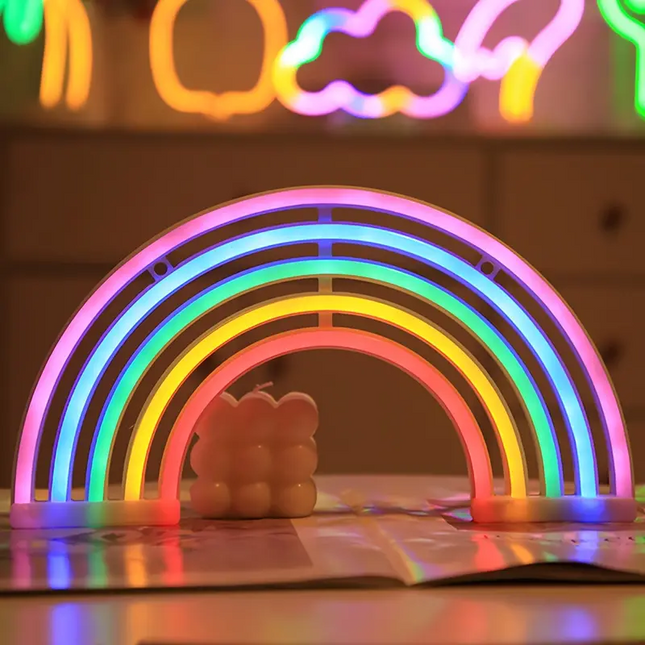 RainbowGlow™ Nachtlamp | Rustgevende en kleurrijke verlichting voor kinderen