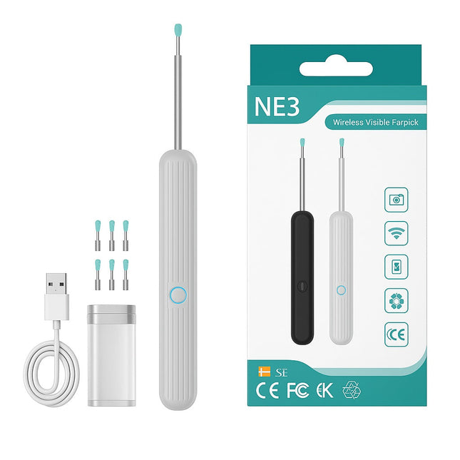 EarClean Pro™ Oorreiniger met Camera | Veilig en nauwkeurig oorsmeer verwijderen met zicht