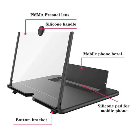 ViewMax™ Opvouwbare Telefoonschermvergroter | Draagbaar en eenvoudig in gebruik