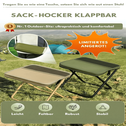 PackSeat™ Rugzakstoel | Draag je spullen en zit comfortabel waar je maar wilt