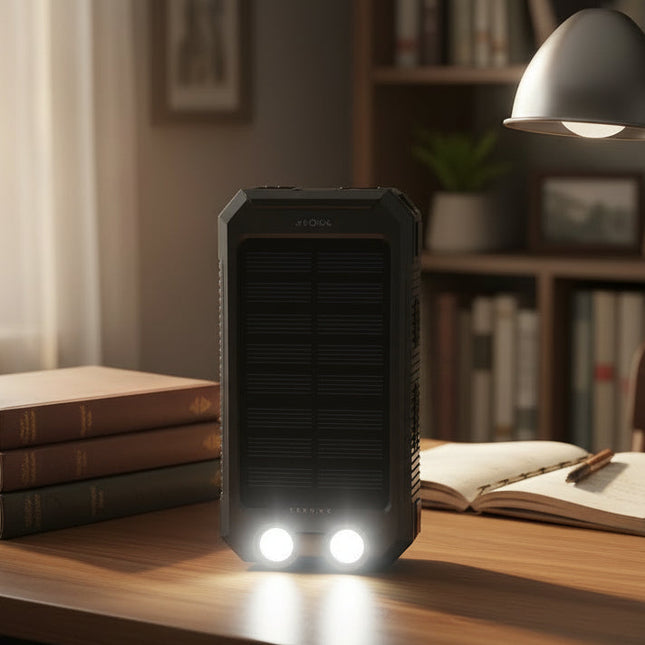 SolarCharge™ Powerbank | Altijd stroom, waar je avontuur je ook brengt
