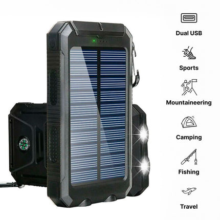 SolarCharge™ Powerbank | Altijd stroom, waar je avontuur je ook brengt
