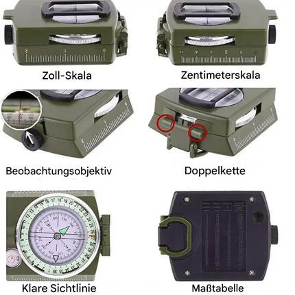 TrailMaster™ Kompas | Altijd de juiste richting, zelfs zonder GPS