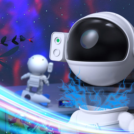 AstroGlow™ Astronaut Projectorlamp | Creëer een magische sterrenhemel met muziek en sfeer