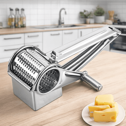 GratePro™ Keukenrasp | Rasp kaas en groenten sneller, veiliger en eenvoudiger