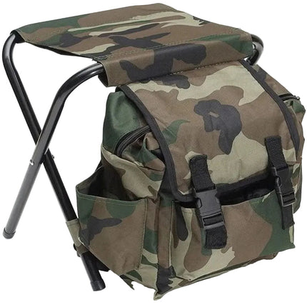 CamoChair Pack™ Rugzakstoel | Zit, draag en koel alles in één slimme outdoor oplossing