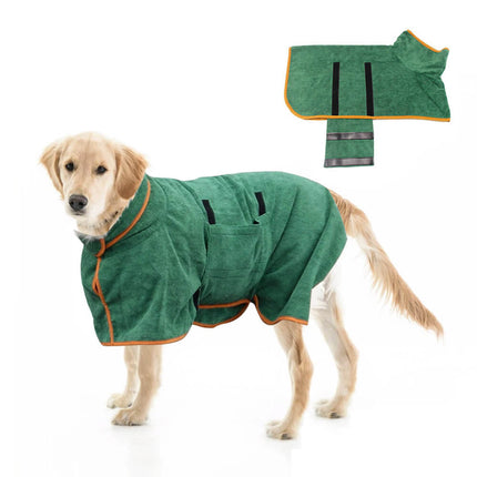 DryPaws™ Hondenbadjas | Supersnel droge en warme hond na elke wandeling of wasbeurt