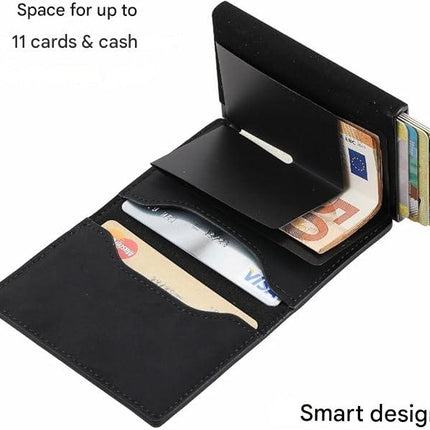 CoreSlide™ Slanke Portemonnee met RFID-bescherming | Compact, veilig en altijd direct toegang tot je pasjes