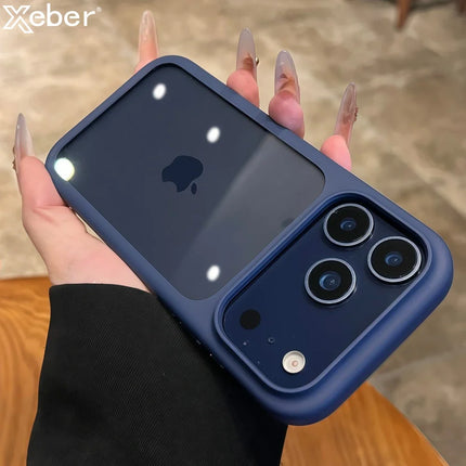 ClearTouch™ iPhone Case | Transparante bescherming met slimme camerabediening