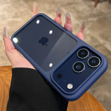ClearTouch™ iPhone Case | Transparante bescherming met slimme camerabediening